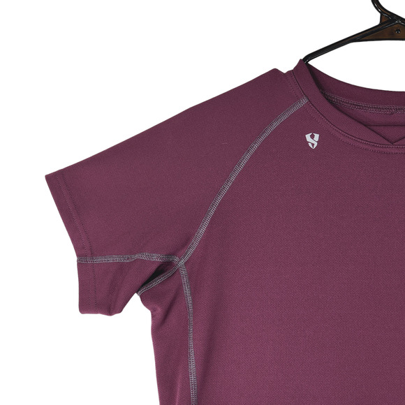 Stoic Womens Cycling Jersey sz L‎ Wine Purple Short Sleeve Pullover Biking - Picture 3 of 13